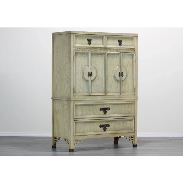 Mid Century Shangri-La Highboy Chest For Sale In Miami - Image 6 of 6