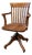 Antique Oak Office Chair, 1890s For Sale