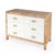Coastal Corfu 44 in. W Rectangular Rattan 6 Drawer Double Dresser, Antique Gold For Sale - Image 3 of 11