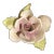 Vintage 1980s Ceramic Rose Made in Italy For Sale
