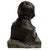 Hans Muller, Bust of a Man with a Pipe, 1890s, Bronze and Marble For Sale - Image 4 of 8