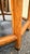 Vintage Chinoiserie Style Rattan Barrel Chair With Hand-Painted Lacquer Panel For Sale - Image 13 of 14