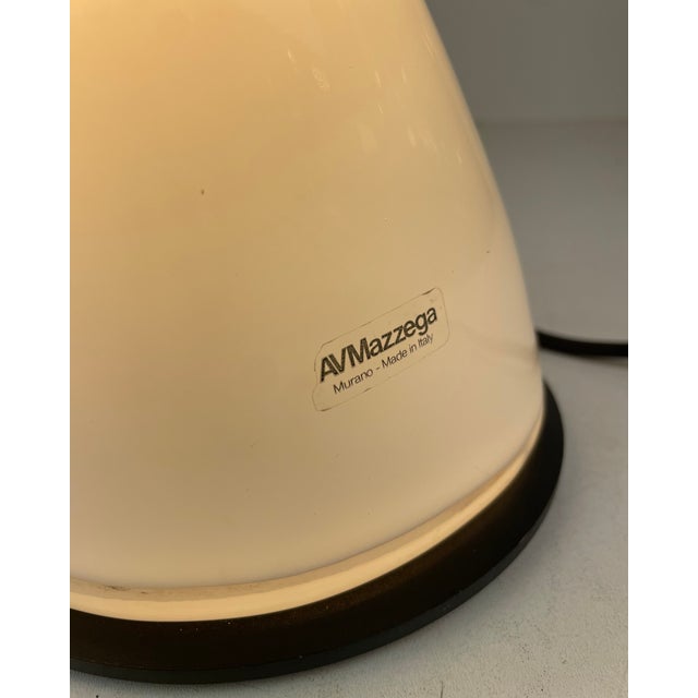Black Postmodern Table Lamp from AV Mazzega, Italy, 1980s For Sale - Image 8 of 18