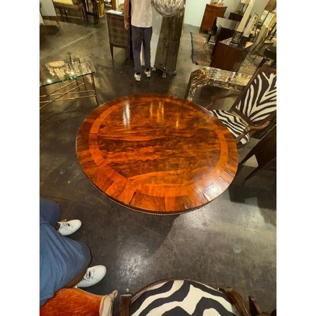 19th C. English Regency Mahogany Center Table For Sale - Image 4 of 7