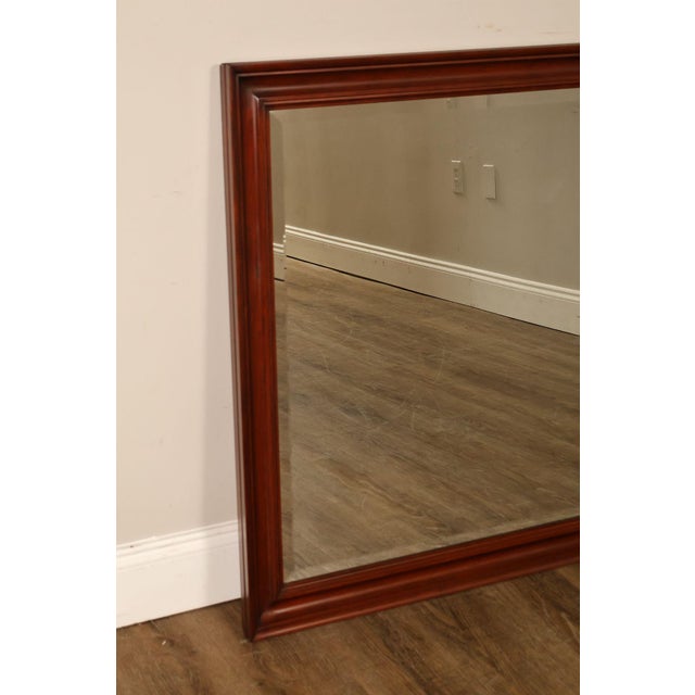 Late 20th Century Henkel Harris Traditional Cherry Dresser Mirror For Sale In Philadelphia - Image 6 of 18
