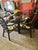 1970 Bamboo Round Glass Table and 4 Chairs For Sale - Image 9 of 9