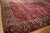 Red 1940s Vintage Persian American Sarouk Floral Wool Carpet For Sale - Image 8 of 12