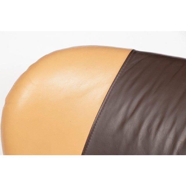 Spanish Armchair in Brown Leather For Sale - Image 11 of 14