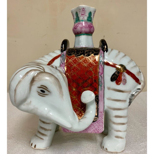 Mottahedeh Mottahedeh Elephant Candlesticks - a Pair For Sale - Image 4 of 10