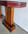 Wood 1950s Pair Of Mahogany and Tooled Leather John Stuart Pier / Side Tables For Sale - Image 7 of 12