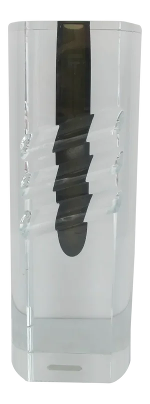 Modern Cased Czech Sommerso Art Glass Vase byJaroslav Wasserbauer