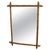 Vintage French Bamboo Wall Mirror For Sale - Image 8 of 8