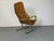 Wood Mid-Century Modernist Rattan and Steel Lounge Chair by Dirk van Sliedregt for Gebroeders Jonkers Noordwolde, 1950s For Sale - Image 7 of 10