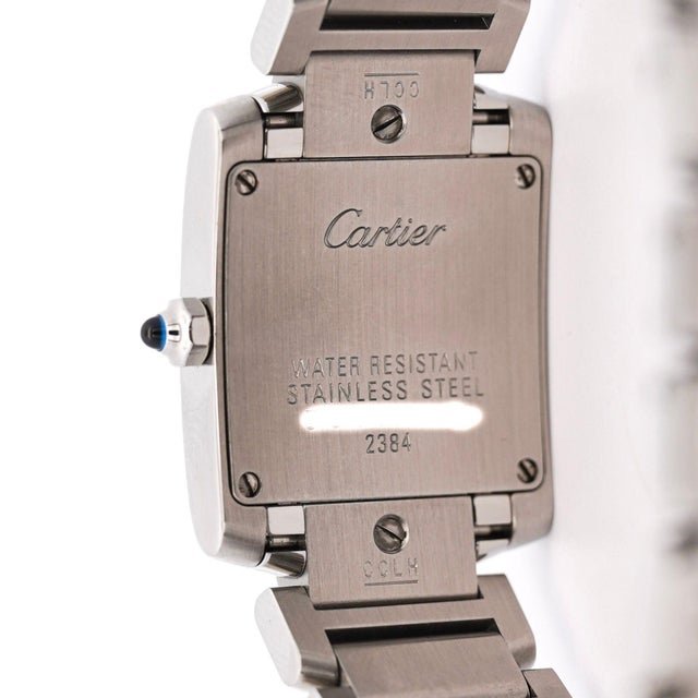 2020s Cartier Tank Francaise W51008q3 20mm Ladies Quartz 2384 Watch For Sale - Image 5 of 6