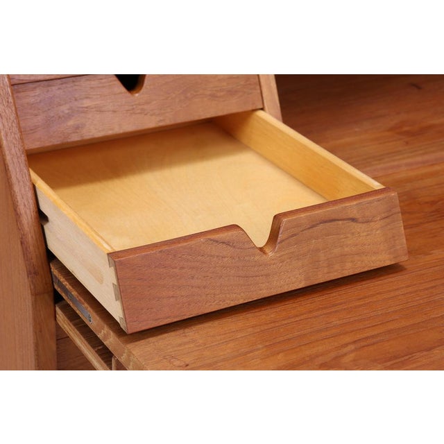 Danish Model 68 Secretary in Teak by Arne Wahl Iversen For Sale - Image 9 of 18