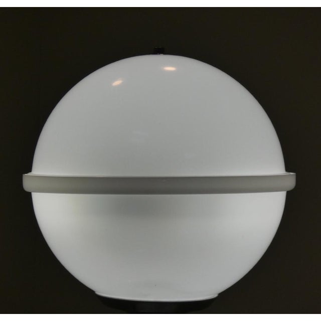 Mid-Century Modern Space Age Acrylic and Steel Table Lamp, 1970s For Sale - Image 3 of 11
