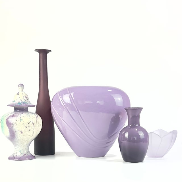 Top 20 Shades of Aubergine Vintage Decorative Objects Instant Collection For Sale - Image 4 of 18