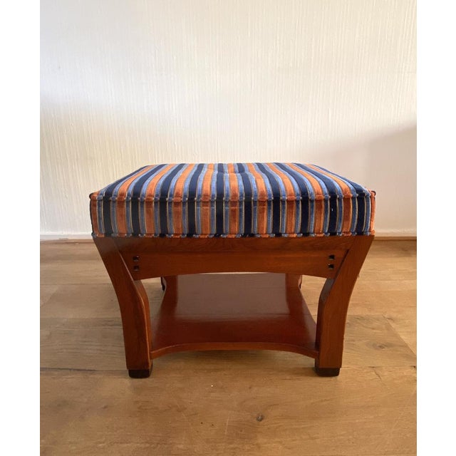 Set of Art Deco Model Horta Lounge Chair with Footstool by Schuitema For Sale - Image 16 of 17