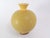 Mid-Century Modern Round Vase with Yellow Hares Fur Glaze by Berndt Friberg for Gustavsberg, 1977 For Sale - Image 3 of 13