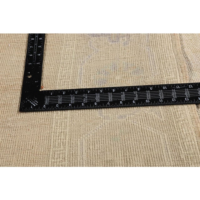 Textile Vintage Turkish Oushak Rug, 06'03 X 09'03 For Sale - Image 7 of 10