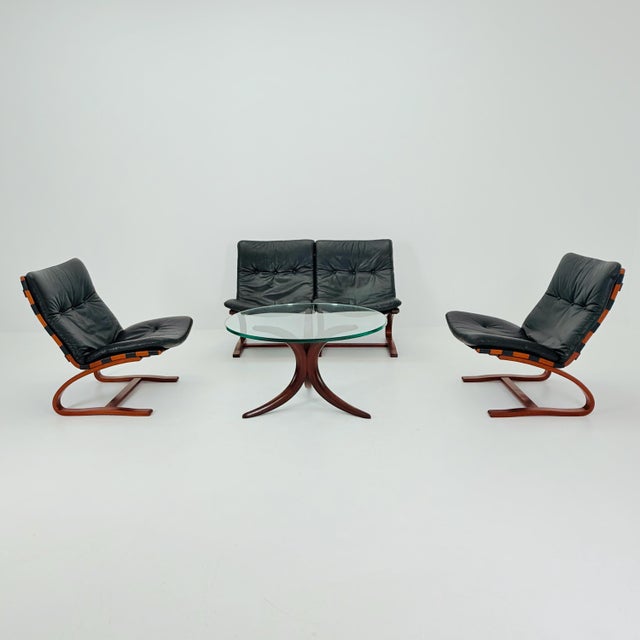 Mid-Century Kangu Lounge Chair by Elsa Solheim and Nordahl Solheim for Rybo, 1970s For Sale - Image 4 of 18
