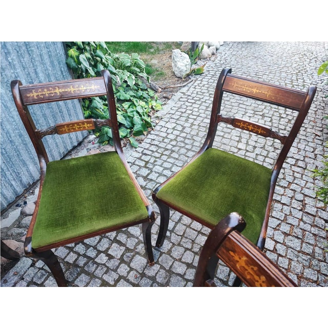 Art Nouveau chair, dimensions: height 82.5 cm, width 47 cm, depth 40 cm, seat height 49 cm, seat depth 40 cm.