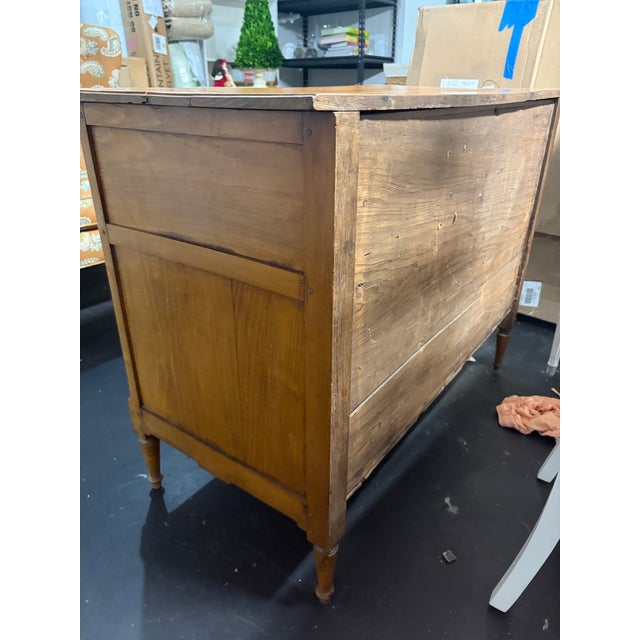 19th Century French Louis XVI Style Three Drawer Chest For Sale - Image 10 of 13