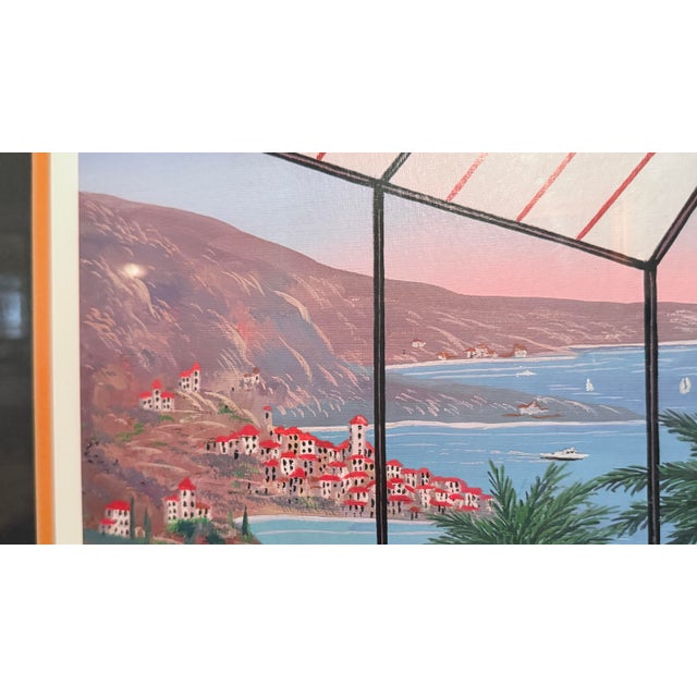 François Ledan “Riviera Vista” Seriolithograph Signed Printer’s Proof For Sale - Image 10 of 14