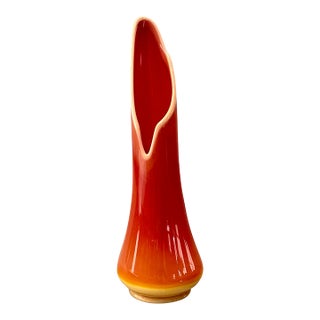 Vintage Le Smith Bittersweet Smoothie Swung Vase - Mid Century Modern - 17"h For Sale