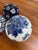 Blue and white assorted design porcelain bowls set including: Two smaller balls:3” d One larger ball: 5” d Use them to...