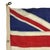 This large vintage British White Ensign flag is made from a sheer woolen cloth in yellowed off-white, with fully sewn...