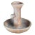 1960s Brutalism Terracotta Candlestick, James Bréda For Sale