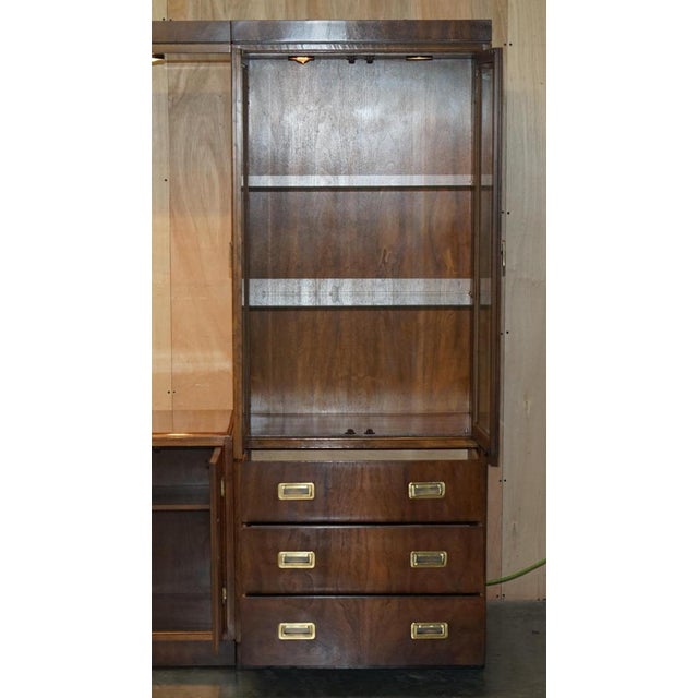 Three-Piece Military Campaign Bookcase For Sale - Image 13 of 18