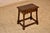 Victorian 19th Century English Oak Carved Joint Stool For Sale - Image 3 of 7