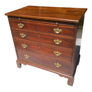 Late 18th Century Antique Chippendale Chest With Writing Slide
