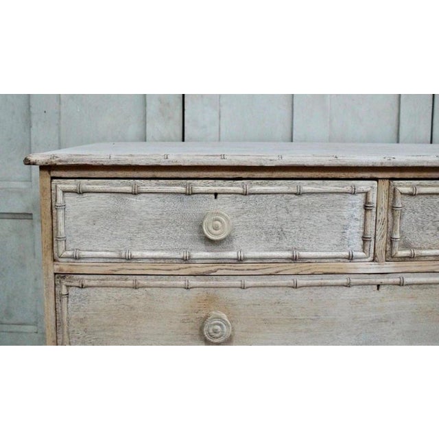 19th Century Antique Bleached Ash Chest of Drawers from Howard & Sons, 1880 For Sale - Image 5 of 15