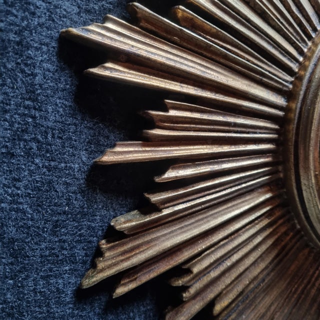 Gilt Sun Mirror, 1970s For Sale - Image 4 of 7