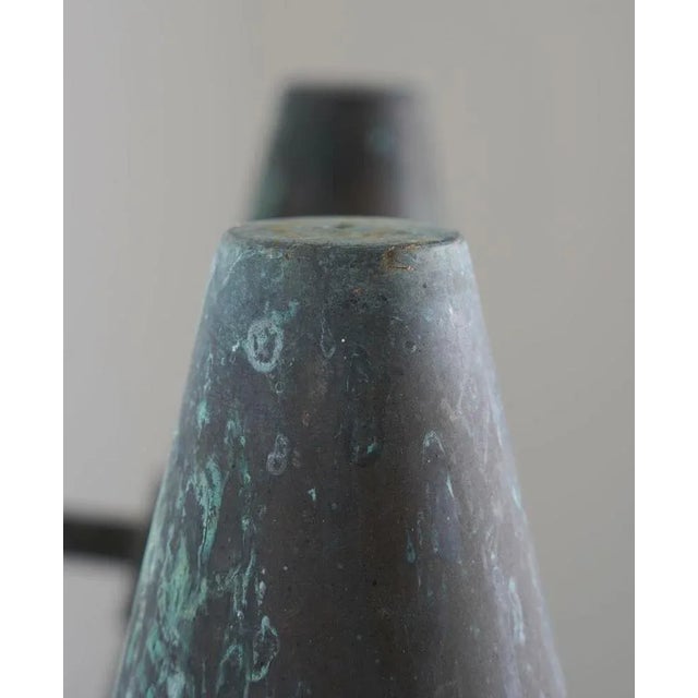 Swedish Copper Outdoor Wall Lamps attributed to Hans-Agne Jakobsson, 1960s, Set of 3 For Sale - Image 6 of 13