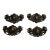 Antique French Drawer Pulls Set/4 For Sale