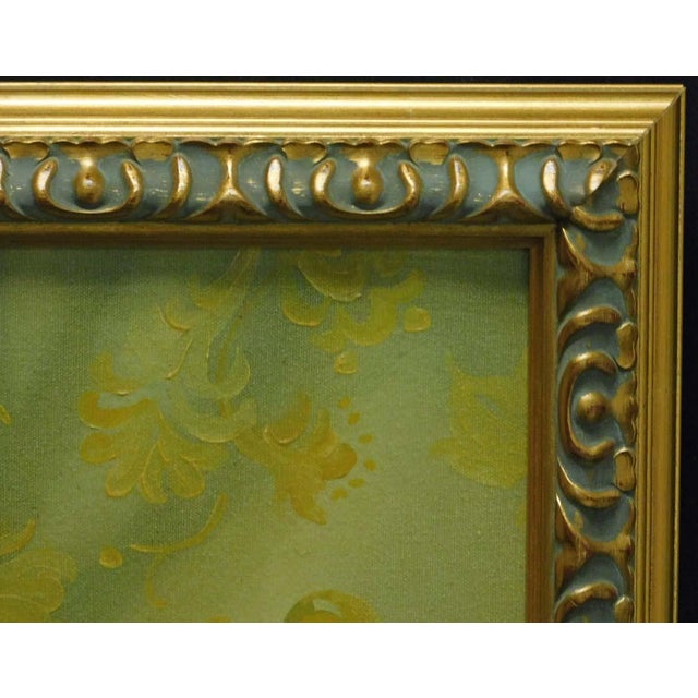 Goldenrod James Jensen Original "Impressionist Suite" Triptych Hand Signed Custom Framed For Sale - Image 8 of 9