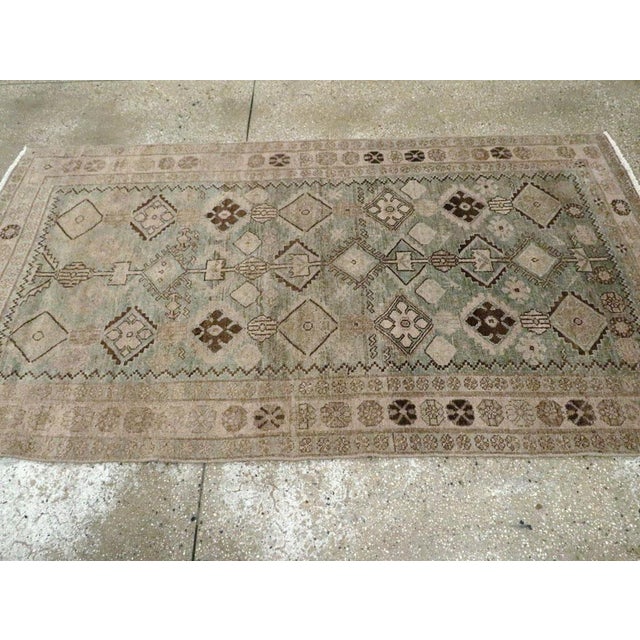 Early 20th Century Galerie Shabab Collection Early 20th Century Persian Kurdish Bidjar Accent Rug For Sale - Image 5 of 8