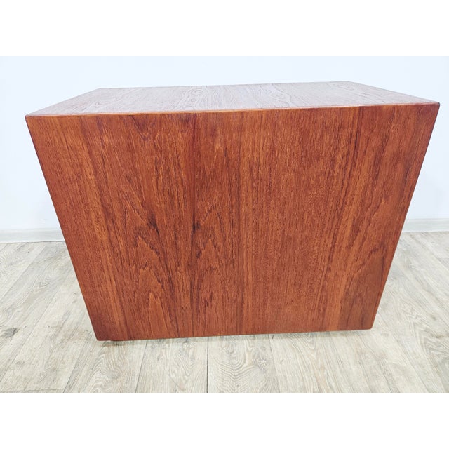 Vintage Teak Container by Niels Jonsson for Hugo Troeds, 1960s For Sale - Image 12 of 16