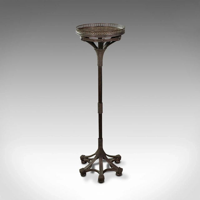 1960s Vintage English Brass Decorative Torchere For Sale - Image 13 of 13