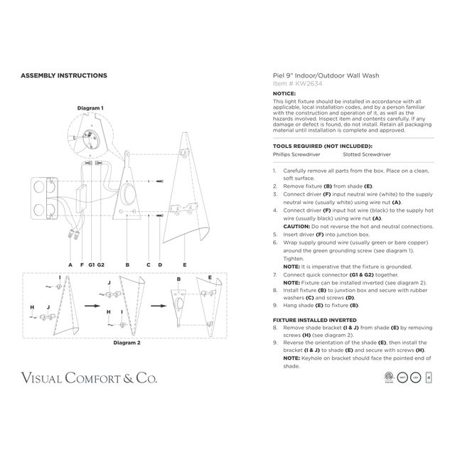 Kelly Wearstler for Visual Comfort Signature Piel 9" Indoor/Outdoor Wall Wash in Bronze For Sale - Image 9 of 10