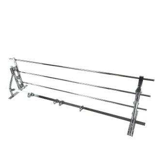 Art Deco Chrome Wall Rack, 1930s For Sale