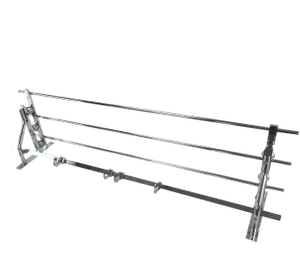 Art Deco Chrome Wall Rack, 1930s