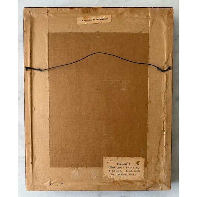 Pair of Framed Vintage Mid Century Travel Prints For Sale - Image 11 of 14
