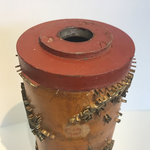 Antique Wooden Wallpaper Roller Chairish