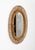 Midcentury amazing oval wall mirror in rattan and bamboo by Franco Albini. Made in Italy in the 1960s. This piece is...