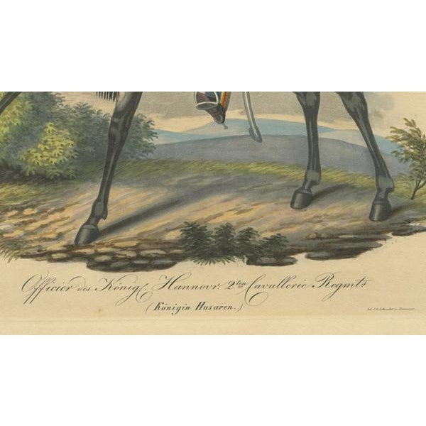 2nd Cavalry Regiment of the Kings German Legion, 1828, Paper For Sale - Image 3 of 7